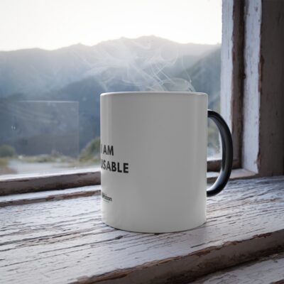 Reusable Coffee Cup Color Morphing Mug, 11oz Sustainable Kitchenware by Urbizon - Image 7